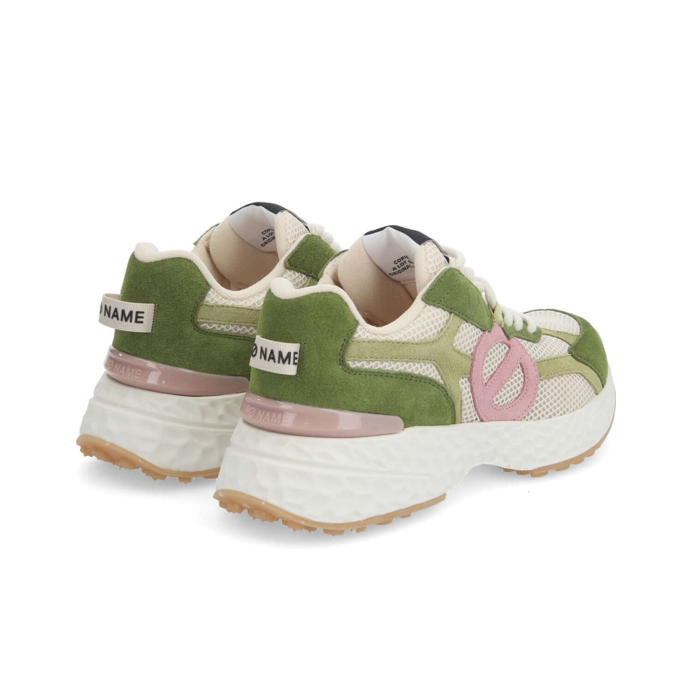 CARTER 2.0 RUNNER W - MESH/SUEDE/SUED - BEIGE/SAGE GREEN/PINK